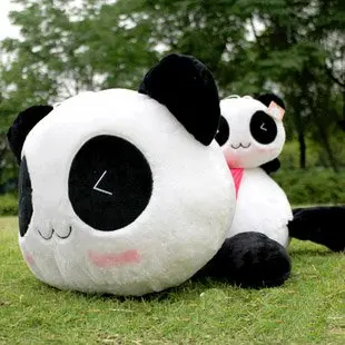 

26cm plush toy Christmas gift Lovely dropped panda pillow cushion for leaning on nuking panda plush toys freeshipping