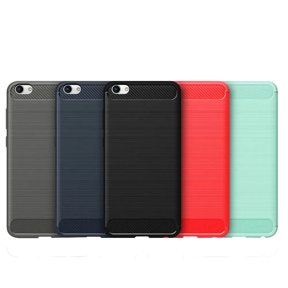 100 шт. x7plus Ультра Мягкие TPU телефон case Для vivo x7 плюс Случаях Углеродного Волокна