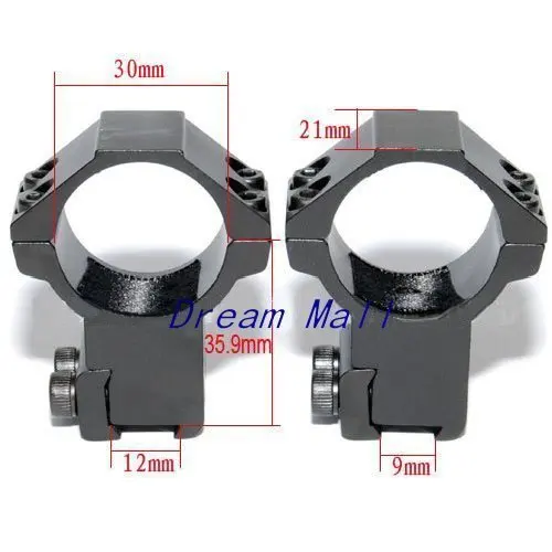 

High Profile Scope Mounts 30mm Rings for 11mm Dovetail Rail M3008