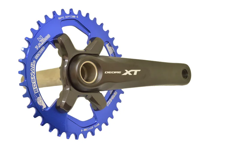Al 7075 ЧПУ велосипедные колесо для цепной передачи 96BCD для Shimano XT M8000 Mtb велосипедная система детали для велосипеда