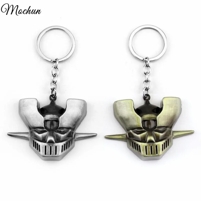 MQCHUN аниме ювелирные изделия Mazinger Z голова портрет маска брелок высокого качества