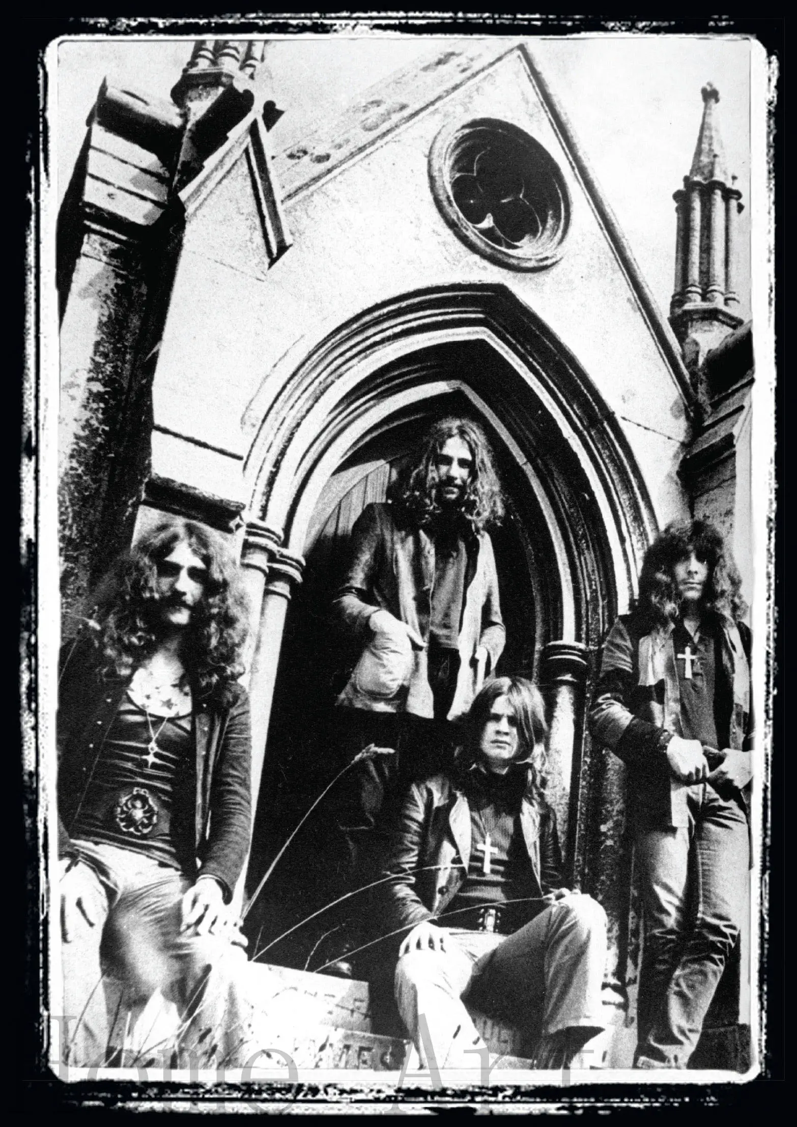 Black Sabbath плакат музыка наклейки на стену Высокое разрешение белая бумага с покрытием украшение дома искусство дома - Цвет: Светло-серый