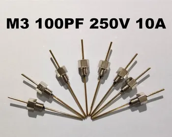 

(100PCS) Emi filter capacitor feedthrough capacitors series M3/100PF/250VDC/10A