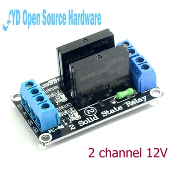 

1pcs 12v 2 Channel SSR G3MB-202P Solid State Relay Module