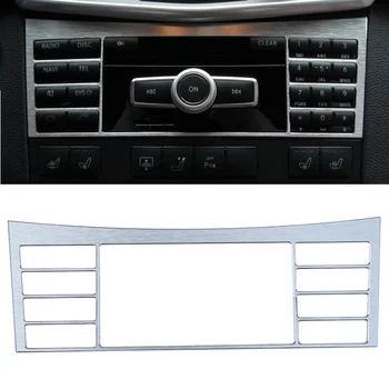 

Car Central control CD panel button decoration frame For Mercedes Benz E Class W212 E200 E300 E260 2010-2015 Accessories styling