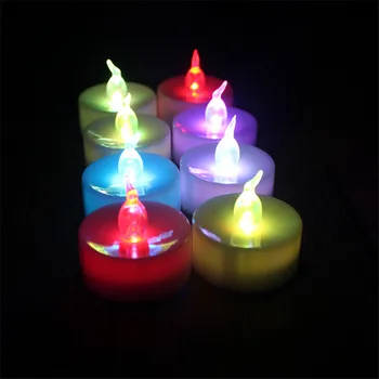 

Pack of 12 Color Changing LED Tealights,Battery Opereated Flameless Led Tea Lights For Christmas Decoration
