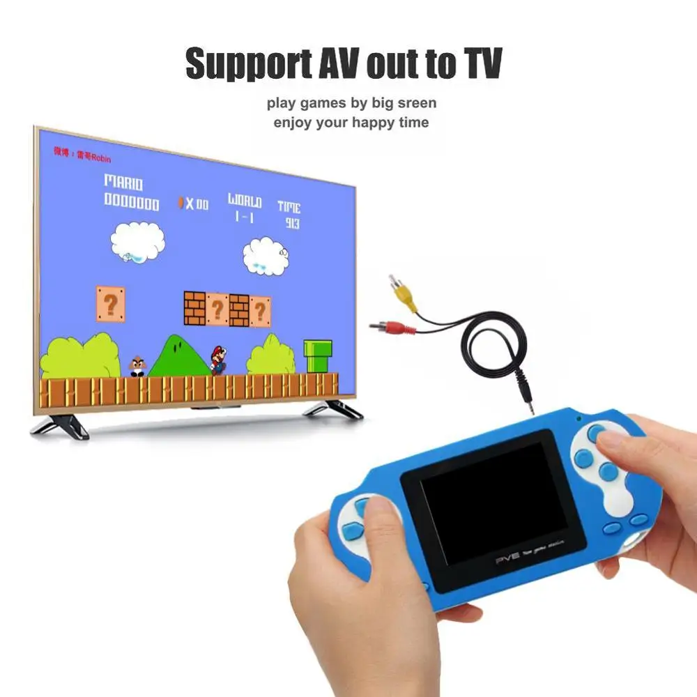Детская портативная игровая консоль Ретро Видео игровой плеер портативная аркадная игровая система подарок на день рождения для детей 2,5 дюймов цветной ЖК-дисплей