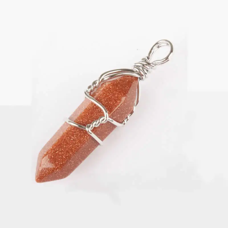 Crystal Pendant Quartz Pendant Alloy Pendant Stainless Steel Pendant Glass Pendant Shell Pendant Resin Pendant Agate Pendant Spider Pendant Mix Crystal Stone Opal Malachite Lapis Green Howlite Stone Onyx Rose Pink Quartz Carnelian Faceted Bead Twining Pendant 1PCS