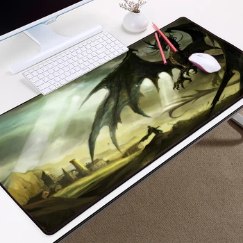 

Congsipad Supper Big Size Table Mats Dragon Monster Gaming Mouse Pad Mat Beautiful and Comfortable Soft Rubber Pc Game Mousepad