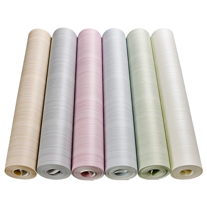 Simple Luxury Modern Striped Wallpapers For Walls 3D Bedroom Living Room Sofa TV Background Stripes Wall paper Rolls Solid Color