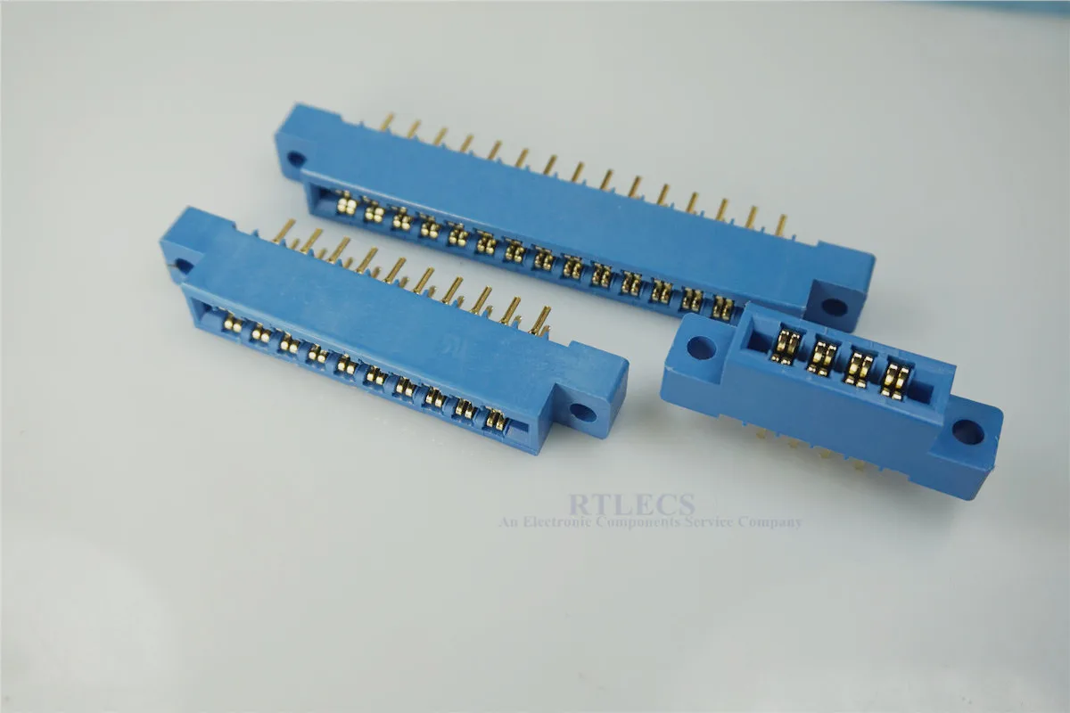

10pcs Flange 805 Card Edge Connector 3.96 mm Pitch 8 12 16 20 24 30 36 44 56 72 Pin PCB Gold Finger Slot Solder Board DIP
