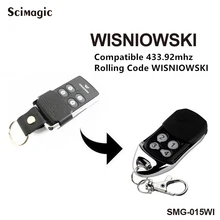 Cheap Wisniowski Garage door remote control 433.92 MHz Rolling Code Wisniowski Key Chain Remote Control gate control pilot Cheap Wisniowski Garage door remote control 433.92 MHz Rolling Code Wisniowski Key Chain Remote Control gate control pilot