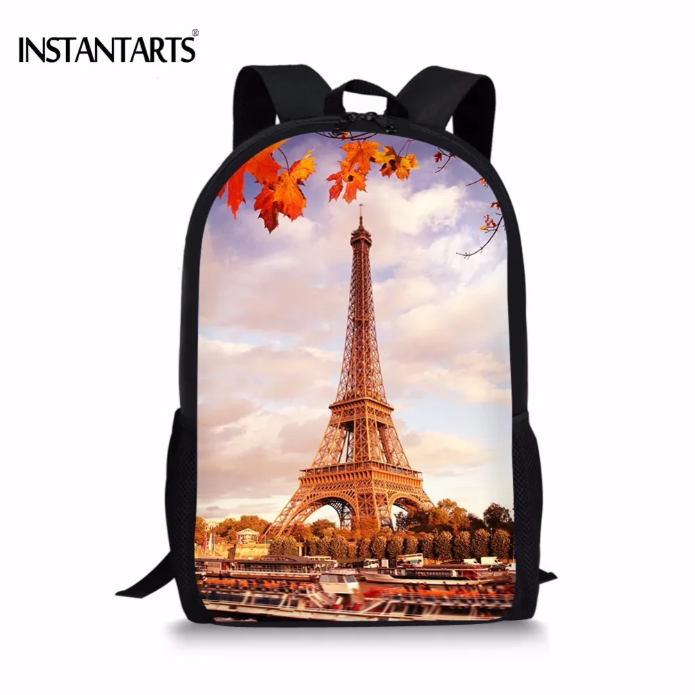 Buy INSTANTARTS Casual Paris Eiffel Tower Print Women