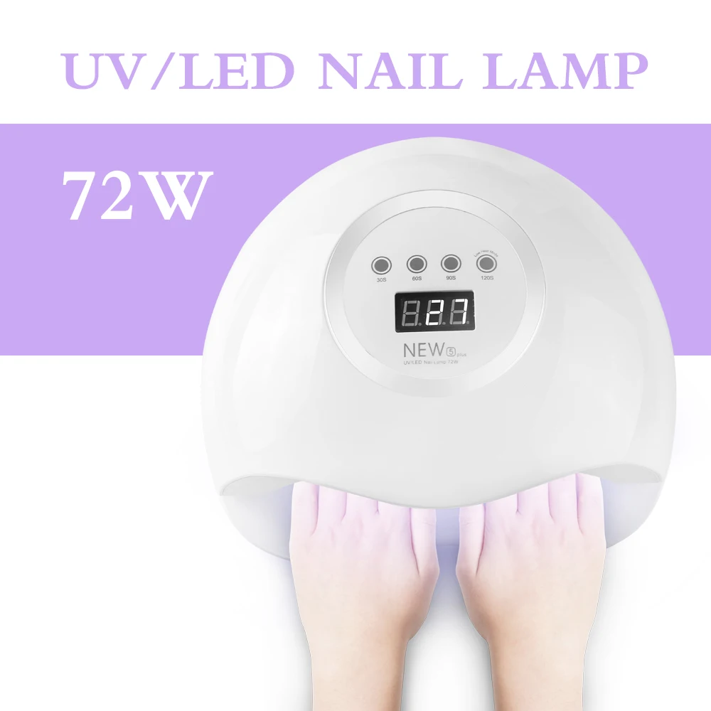 

Bevili color NEW5 genuine manicure phototherapy dryer quick drying led nail baking lamp painless intelligent sensing solar lamp