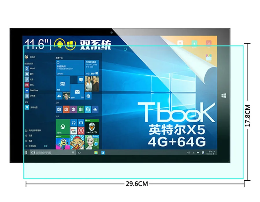 Для Teclast X3 Pro 11,6 дюймов закаленное стекло на весь экран Защитная пленка для планшета компьютера 2.5D Edge 9H прозрачная ультратонкая