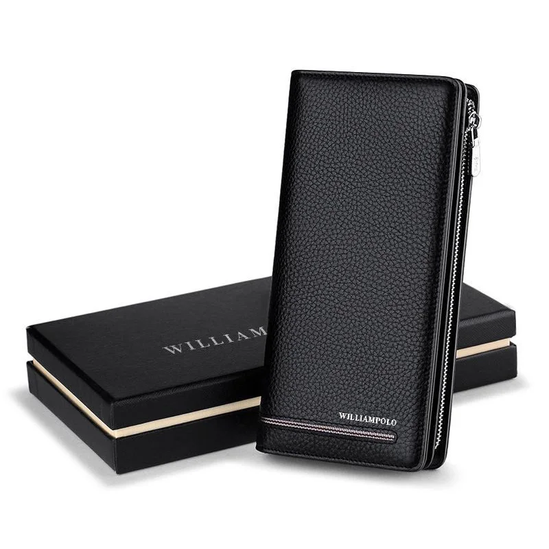 2019 wallet male genuine Leather Luxury Brand Men Zipper Wallets Long Men Purse Clutch Business Wallet WILLIAMPOLO 219 2019 wallet male genuine Leather Luxury Brand Men Zipper Wallets Long Men Purse Clutch Business Wallet WILLIAMPOLO 219