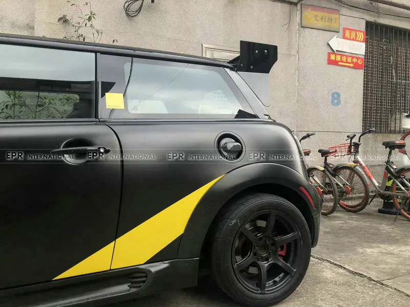 Карбоновая крыша крыла губ для Mini cooper S R56 M7 стиль крышка из ФАП спойлер(алюминиевая Торцевая крышка) наборы кузова тюнинг Tirm для R56 Racing