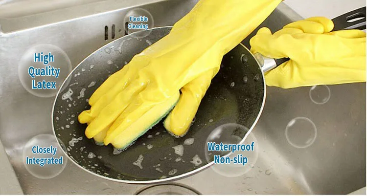 Honana 1 Pair Creative Home Washing Cleaning Gloves Garden Kitchen Dish Sponge Fingers Rubber Household Cleaning Gloves For Dishwashing  Cooking Glove 1 Pair