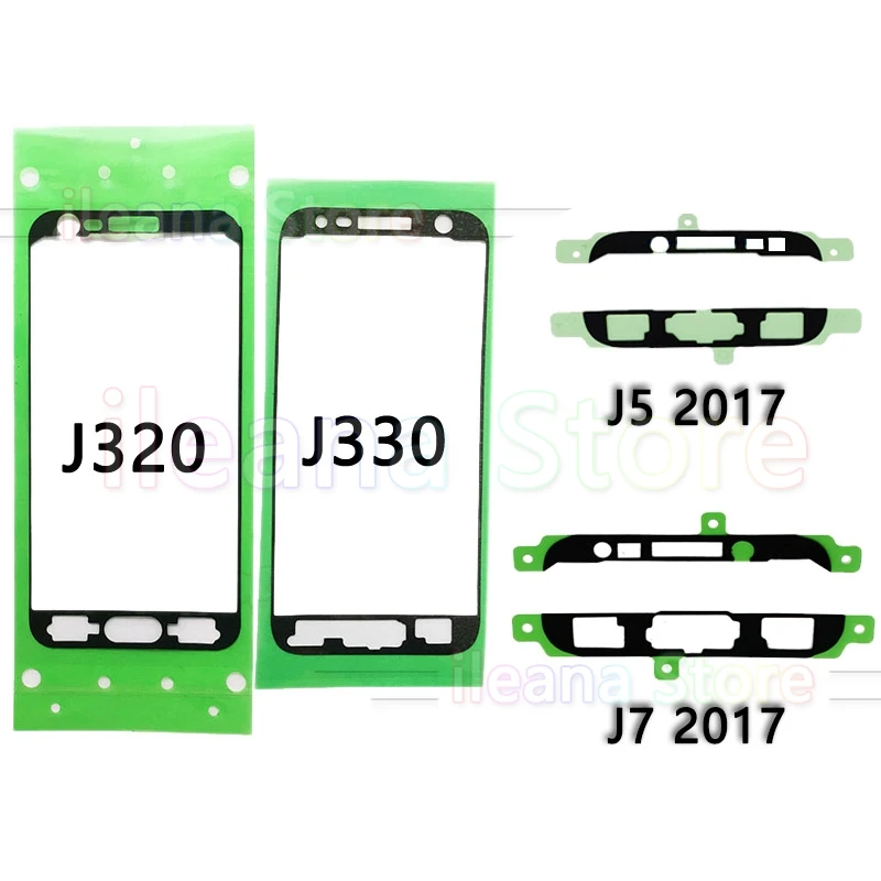 10 шт. оригинальный передний ЖК экран Рамка клейкие наклейки для Samsung Galaxy J1 J2 J3 J310