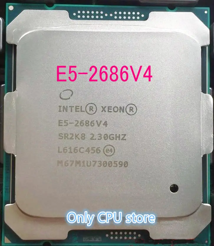 Бесплатная доставка E5-2686V4 оригинальный процессор Intel Xeon 2 3 ГГц 18-ядерный 145 вт E5-2695