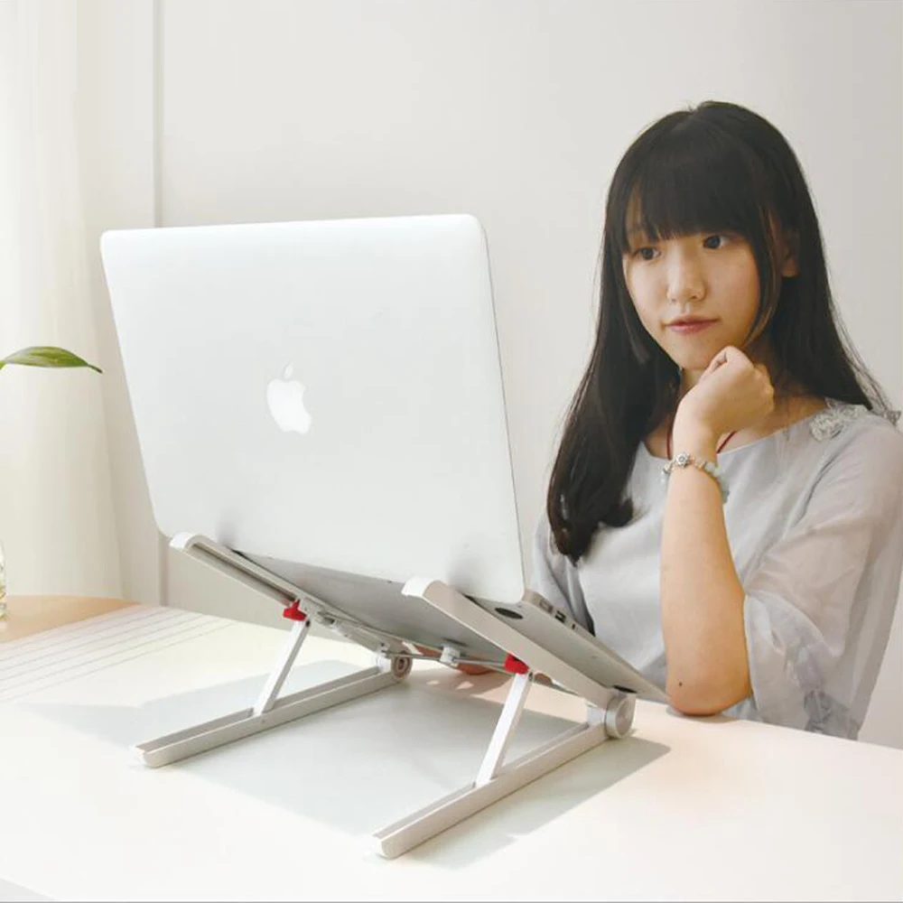 حامل اللابتوب قاعدة المحمولة حامل طوي ضبط جبل للطي مكتب Lapdesk للمحمول تقف