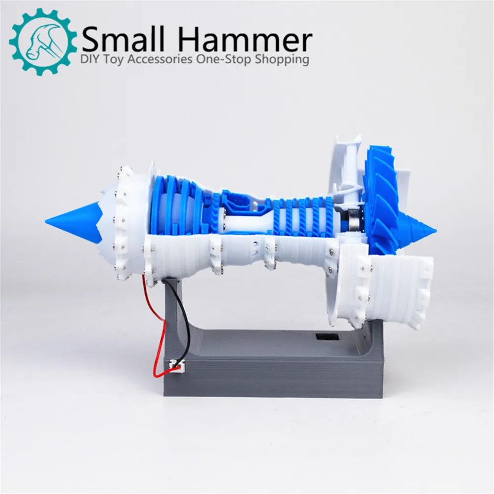 Аэро двигатель турбо вентилятор Модель двигателя Воздушный Двигатель модель Электрический 3d принтер