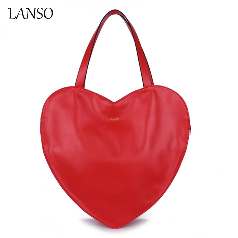 Heart Shaped Bag Red IUCN Water