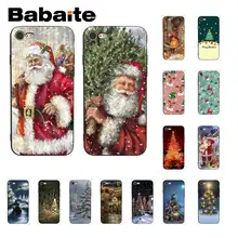 Babaite Merry Christmas Санта Клаус Олень DIY чехол для телефона для iPhone 6S 6plus 7plus 8 8Plus X Xs MAX 5 5S XR 11 11pro 11promax
