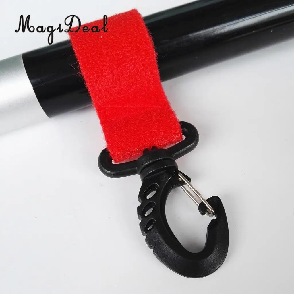 MagiDeal 2 Pieces Inflatable Boat Canoe Kayak Paddle Clips Webbing Strap Fishing Rod Holder Keeper No Drilling