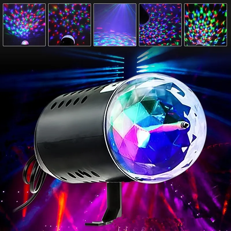 Цветной Вращающийся светильник s DJ Disco Ball Lumiere лазерный проектор RGB сценический ing