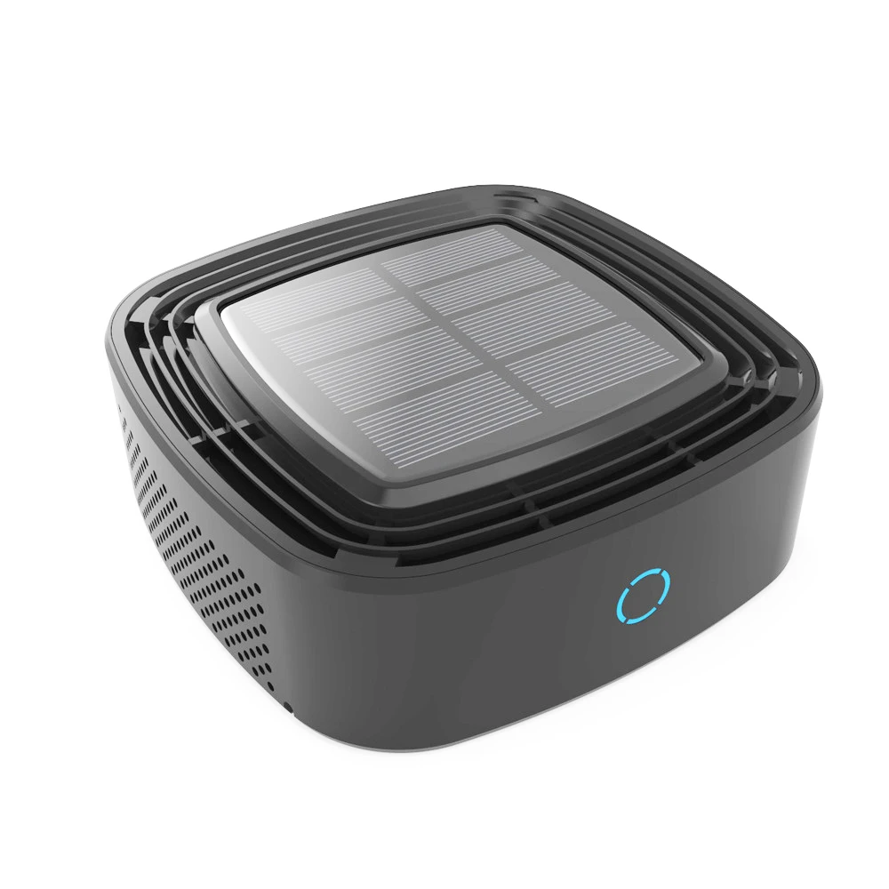 

2in1 Solar Air Purifier& Power Bank Oxygen Bar Car Home Remove Odor Formaldehyde Dust PM2.5 Air Freshener Cleaner Ionic Portable