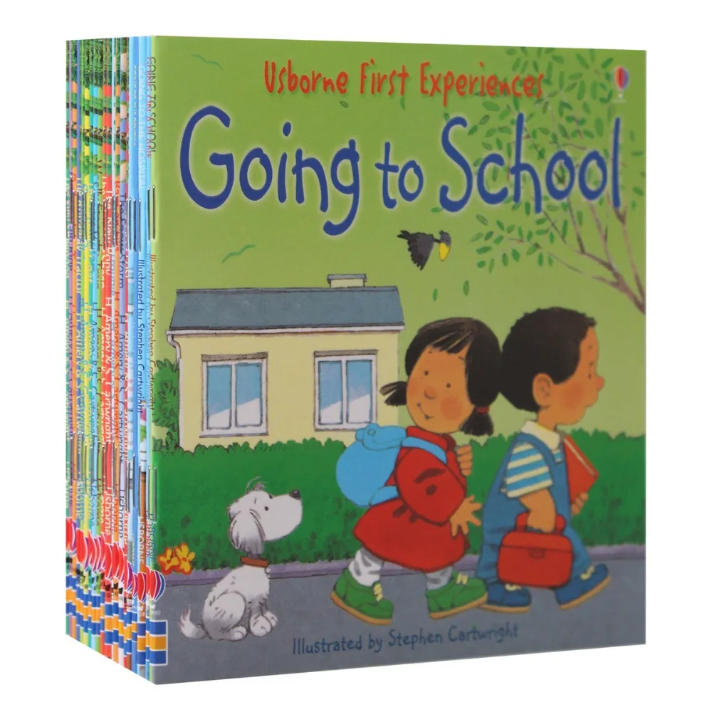 20 книг/набор Детские Usborne Story Picture Books Farmyard Tales Детские знаменитые английские книги развивающие игрушки для детей 15x15 см