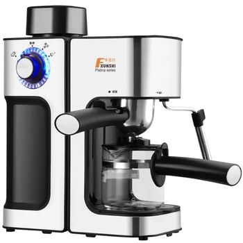 

Italian Coffee Machine Semi-automatic Steam Type Pump Pressure Mini Pot Milk Foam