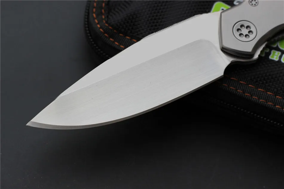 Green thorn Anax bearing folding knife hunting knife (3)