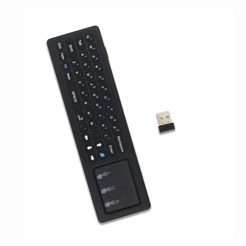 Новейший T6 Air mouse с беспроводной клавиатурой и тачпадом пульт дистанционного