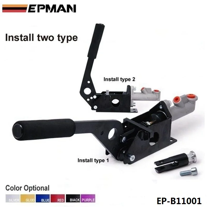 Online Carrera hidráulica E BAKE HORIZONTAL palanca de freno de mano DRIFT DRIFTING L SHAPED para BMW E46 M3 EP B11001