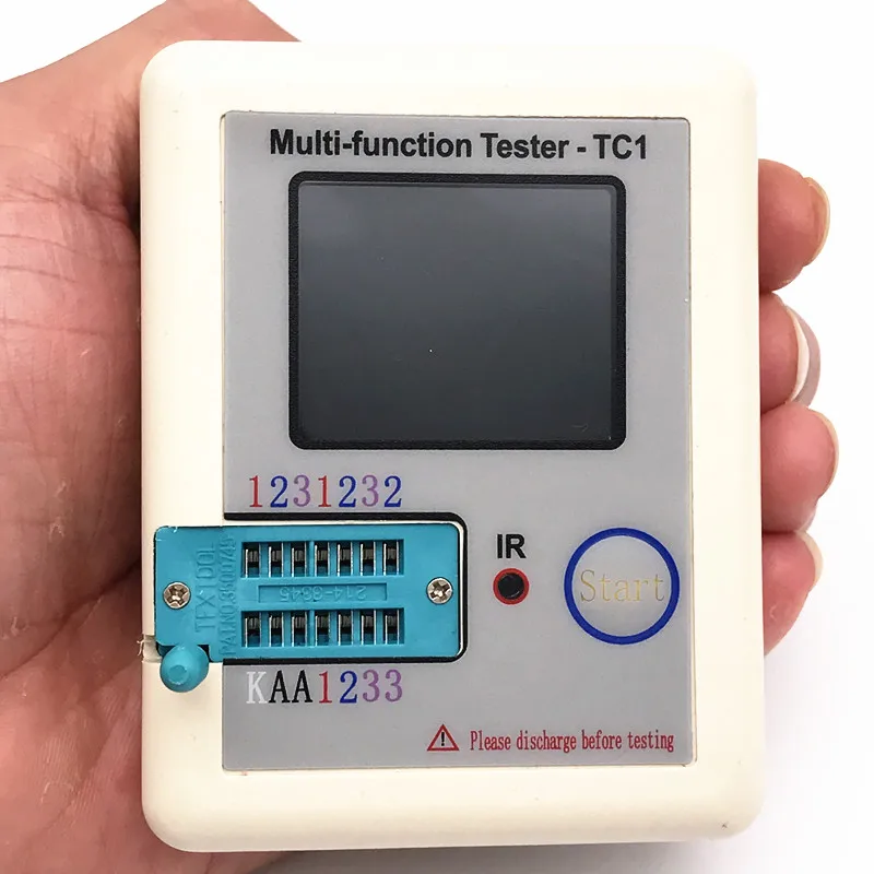 

2017 LCR-TC1 Transistor Tester TFT Diode Triode Capacitance Meter LCR ESR NPN PNP MOSFET