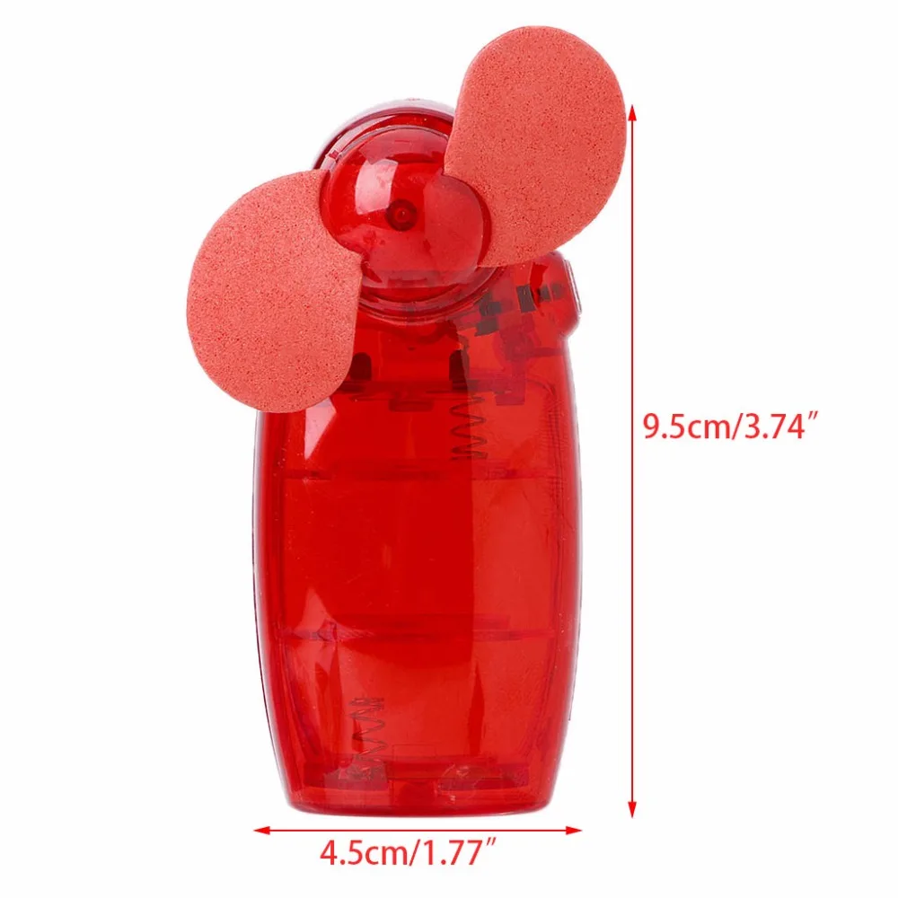 Mini Portable Pocket Fan Cool Air Hand Held Battery Travel Holiday Blower Cooler