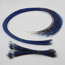 50 пар 20-100 см мм2 высокое качество Луженый тефлоновый высокотемпературный провод, одноголовый провод, кабельные оловянные проводящие провода