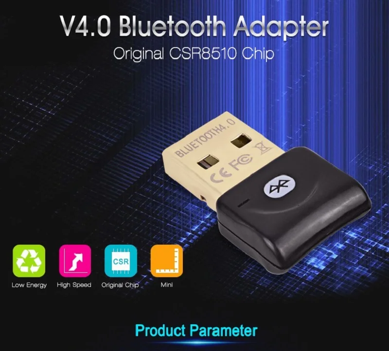 JOYTOP Bluetooth адаптер USB ключ для компьютера ПК беспроводная мышь, Bluetooth, динамик 4,0 музыкальный приемник USB Bluetooth адаптер