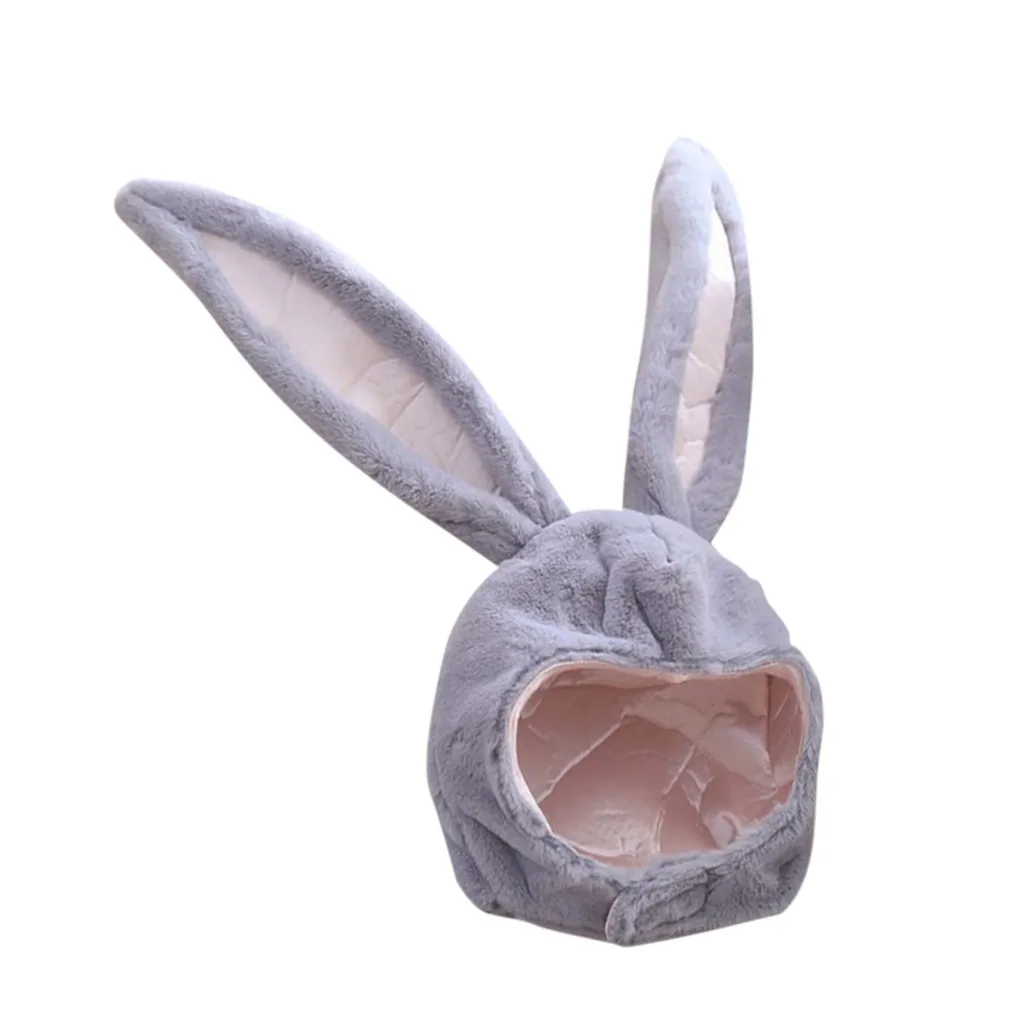 2020 Girl Funny Animal Cute Rabbit Ear Hat Cap Head Cover Plush Gift Dress Party women