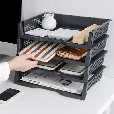 3pcs Lot Moetron Office Paper Tray Doent Storage Box Plastic 3pcs Lot Moetron Office Paper Tray