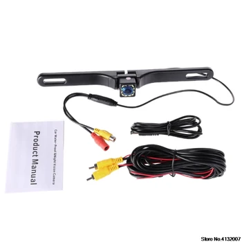 

Night Vision 12 IR LED Car Rear View camera License Plate Frame Back Up Camera