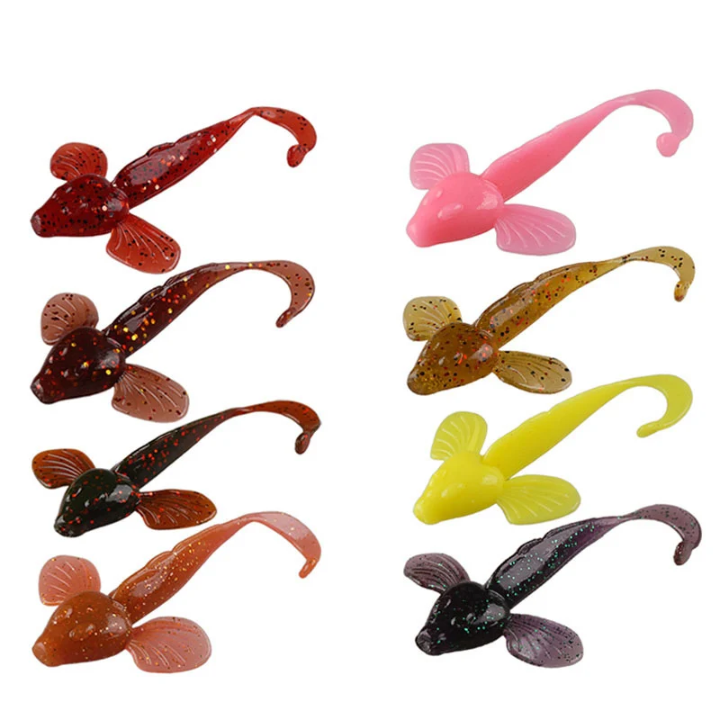 

6 Pcs/Set Artificial Fish Lure Soft Fish 8cm 4.6g Fishing Bait Wobblers Silicone Bait Fresh Water B146