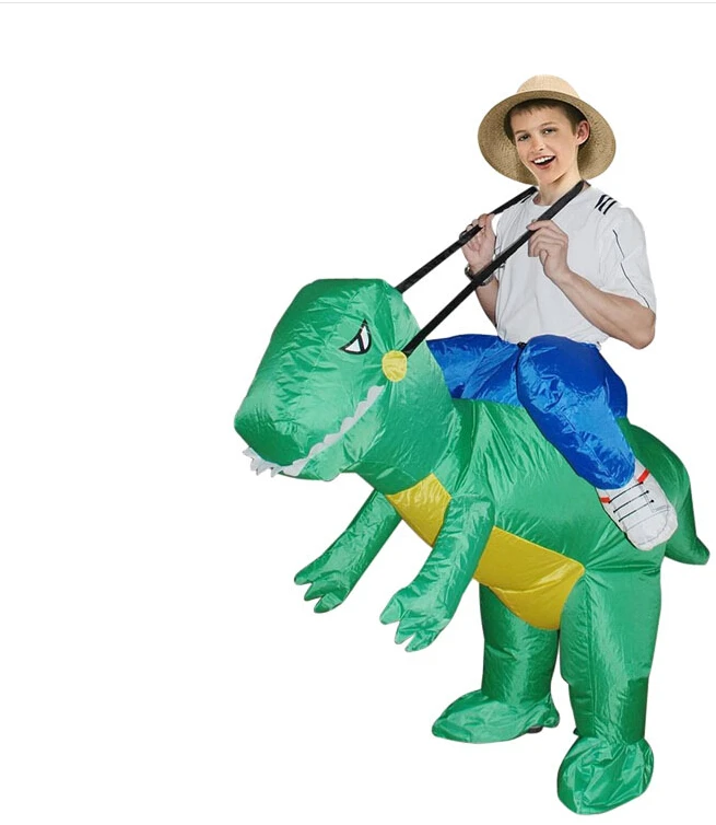 Надувной костюм динозавра комбинезон с динозаврами одежда динозавров костюмы на Хэллоуин забавные костюмы животных Косплей