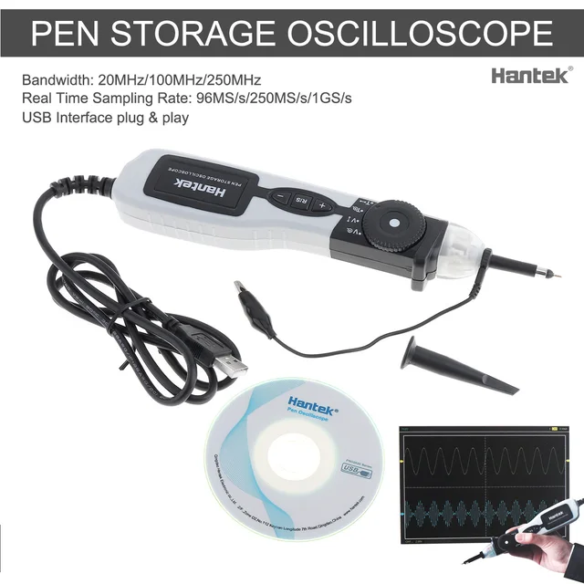 Best Price PSO2020 Handheld Portable USB Pen Type Digital Oscilloscope with LED Light and 20MHz Bandwidth for Electronic Measurement