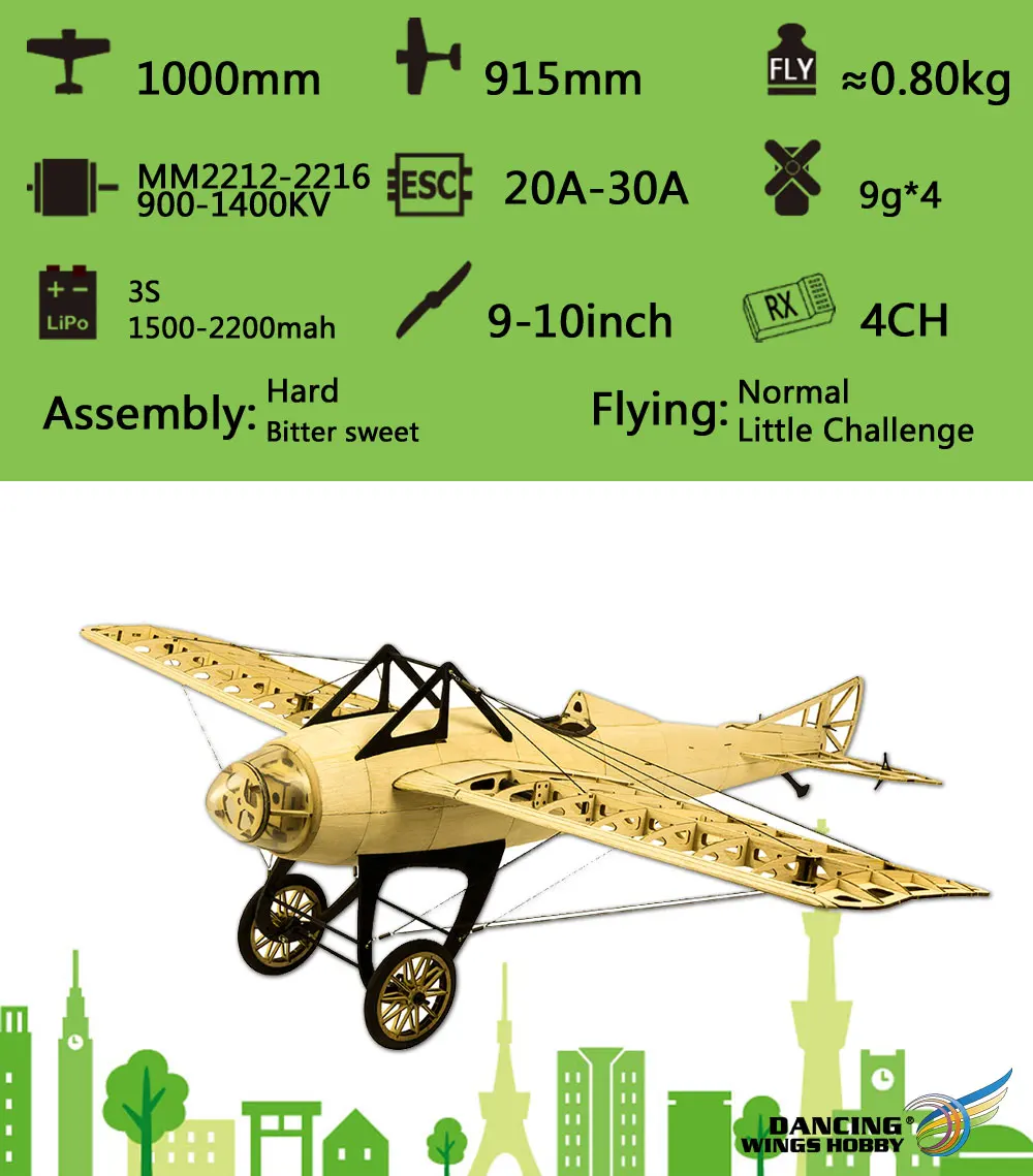 Новые Весы RC Balsawood самолет лазерная резка Deperdussin Monocoque 1000 мм(3") набор из пробкового дерева DIY строительные деревянные модели