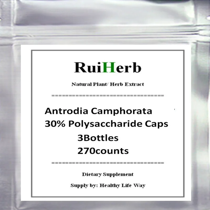 

Nature Antrodia Camphorata Extract 30% Polysaccharide Caps 3Bottle(270counts) free shipping