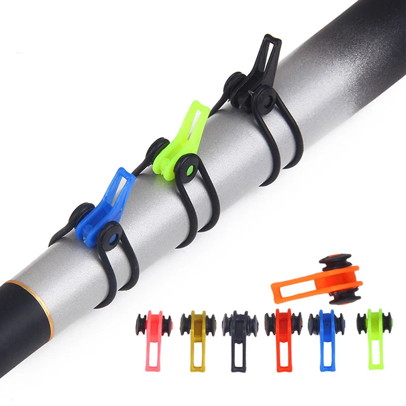 

10pc Fishing Rod Pole Hook Keepers Holders Lures Jig Fuji Hooks Safe Keeping HOT