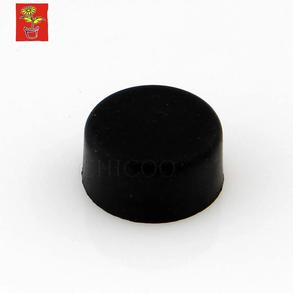 15PCS Black Rubber Door Stop 19mm Dia Door Stopper Fittings Hardware Accessories